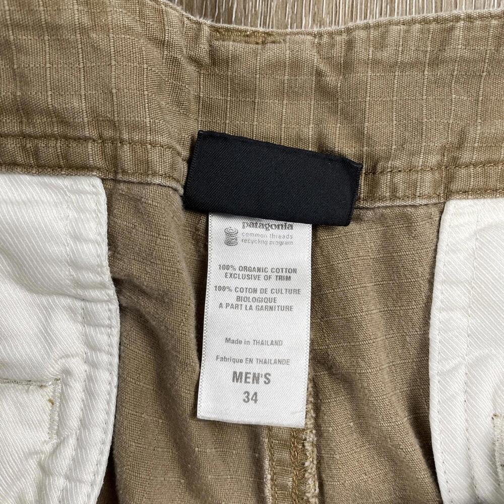 Patagonia Organic Cotton Cargo Shorts Men's 34 X 10 57715 Y2K Ripstop Skater - Picture 6 of 16